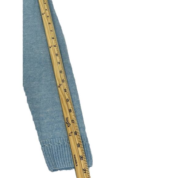 Talbots SWEATER Women's Sz M BRETON BUTTON COLLAR PULLOVER Cotton Acrylic Knit - Picture 9 of 9